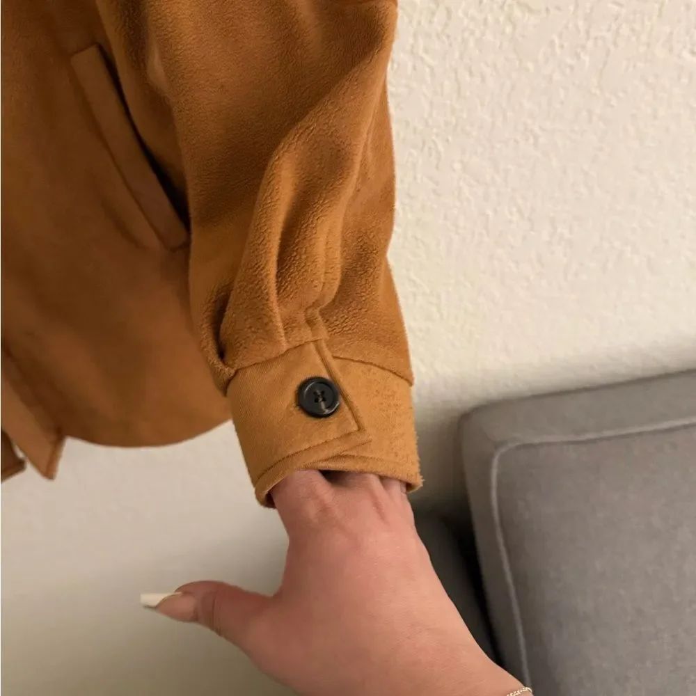 Women's Tan Jacket - Picture 4 of 8